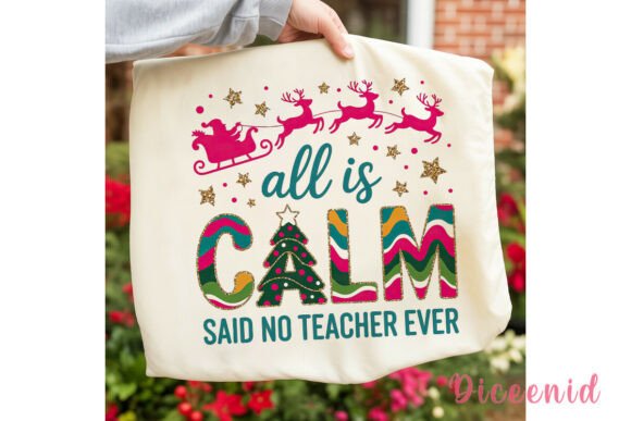 Calm Teacher Christmas PNG Clipart: A Designer’s Review