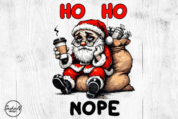Funny Sarcastic Christmas Png Santa Illustrations