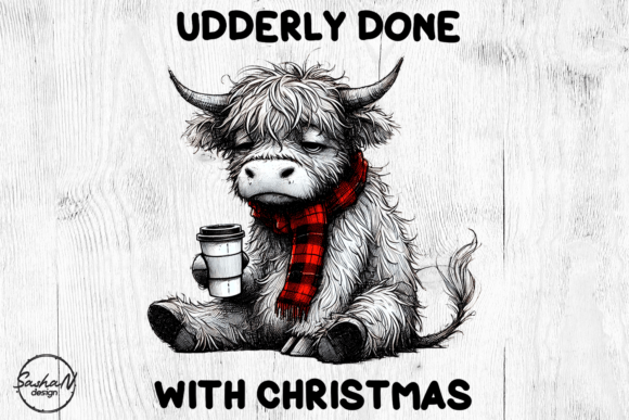 Highland Cow Sarcastic Christmas Png: A Crafter’s Review