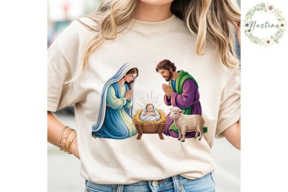 Nativity Scene Christmas PNG Clipart: A Crafter's Review of These Illustrations