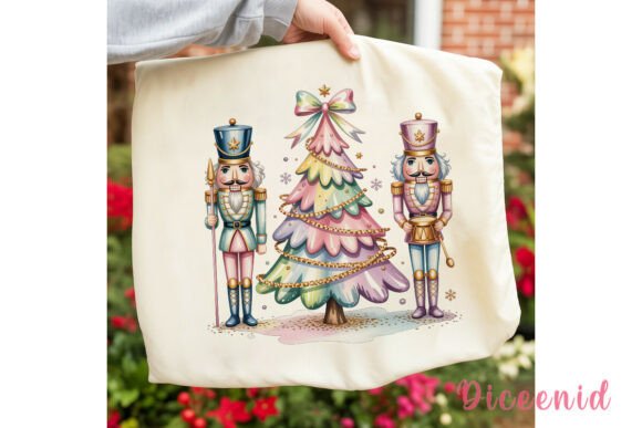 Pastel Nutcracker Christmas PNG Clipart: Illustrations