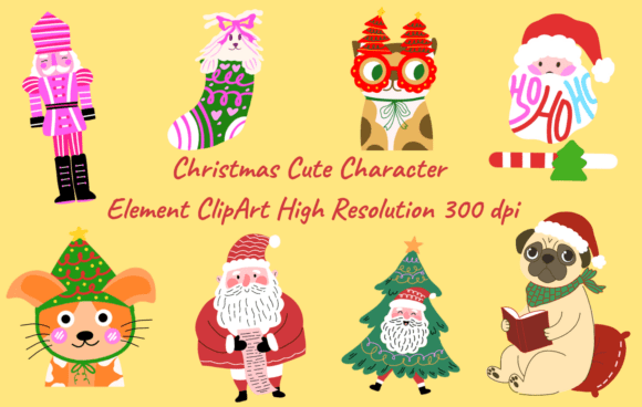 Review: Christmas Cute Character Illustrations