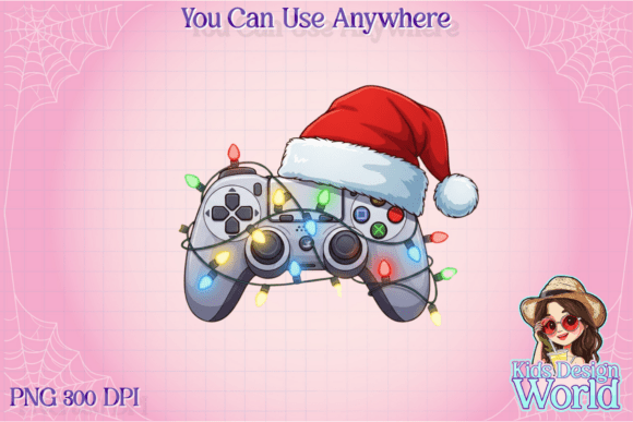 Review: Christmas Game Controller Design PNG for Illustrations