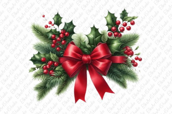 Review: Christmas Garland Border Illustrations