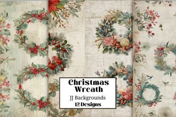 Review: Christmas Wreath Junk Journal Illustrati for Embroidery