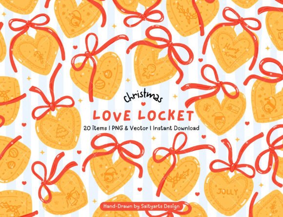 Reviewing Christmas Gingerbread Heart Clipart PNG for Illustrations