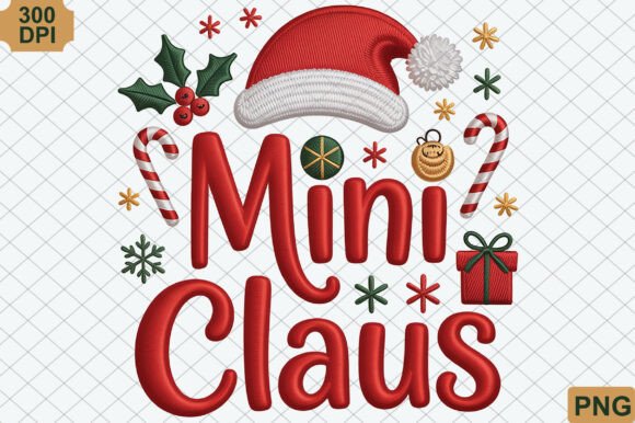Reviewing Mini Claus, Christmas PNG for Embroidery
