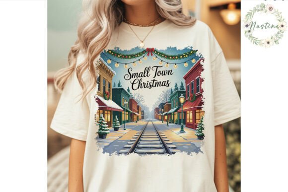 Reviewing Small Town Christmas Digital Art for Stitchers