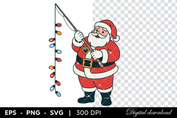 Santa Fishing Illustrations: A Designer’s Review